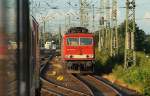 155 167-0 konnte bei der Einfahrt kurz vor dem Bahnhof von Neumnster abgestellt fotografiert werden. 01.07.11