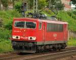 Portraitaufnahme der 155 038-3. Harburg 01.07.11