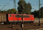 Leider vom Mast geteilt fuhr 155 223 am 30.9.11 durch HH-Harburg.