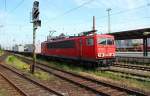 155 031-8 mit Containerzug in Bremen, Hbf Bremen, 30.06.12