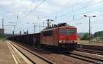155 103-5 fhrt am 4.7.12 mit einem Gz durch Berlin Schnefeld Flughafen.