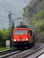 155 087-0 mit ler Lorchhausen 14.09.2013