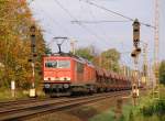 155 039-1 und 232 241-0, Drverden, 01.11.2013