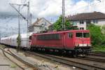 Zementzug mit 155 167 durchfahrt Osnabrück am 16 Mai 2012.