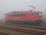 Auch im Nebel entkommen mir die 155er nicht....die 246ste zeigte sich am 27.01.2009 in Rostock-Seehafen