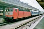Am 24 Juli 1997 steht 181 203 in Luxembourg an der Spitze einer IRs nach Koblenz.