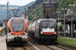 Vias 406 und 182 509 Kaub/Rhein 13.09.2013