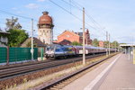 182 016-6  40 Jahre S-Bahn Dresden  mit dem IRE 4272  Berlin-Hamburg-Express  von Berlin Ostbahnhof nach Hamburg Hbf in Rathenow. 03.09.2016