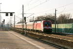 182 009 mit dem IRE 4275  Berlin-Hamburg-Express  von Hamburg Hbf nach Berlin Ostbahnhof in Rathenow.