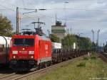 185 251-6 durchfhrt am 18.9.10 mit einem Gz den Ort Tostedt.