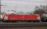 185 402 (DB Schenker/ Green Cargo) mit Gterzug am 19.02.11 in Fulda