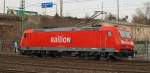 185 186-4 fuhr am 30.3. mit sehr hohem Tempo durch HH-Harburg.