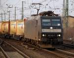185 552-7 kam mit einem Chemiezug durch Neumnster gerollt. 30.3.11