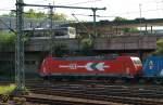 185 630-1 der HGK(2065) rollte zusammen mit einer Schwestermaschine durch Harburg. 01.06.11