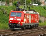 185 142-7 die  SchweizTraxx  rollte durch Harburg. 01.07.11