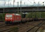 185 173-2 durchfuhr Harburg mit einem schweren und sehr wertvollen Kupfertransport. 19.8.11