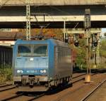 185 530-3 der VPS auf dem Weg in den Hamburger Hafen....Harburg 15.10.11