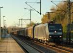185 551-9 mit dem DGS 95490 von Padborg nach Celle fotografiert in Schleswig. 23.10.11 