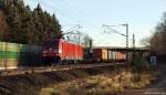 185 388-6 fhrt am 6.1.12 mit einem Gz bei Bienenbttel weiter gen Norden.