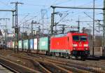 185 375-3 mit Containerzug am 22.02.12 in Fulda
