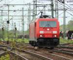 185 232-6 auf Solotour in Hamburg. 5.5.12