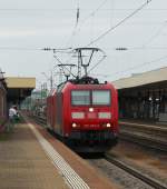 185 009-8 und 185 121, Basel Bad. Bhf, 01.06.12