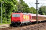 185 586-5 mit dem DLr 1750 aus Mnster auf dem Weg nach Padborg. 13.06.12