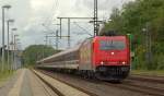 185 586-5 mit dem DPF 13490 von Padborg nach Le Mans auf dem Weg zum 24 Stunden Rennen. 13.06.12
