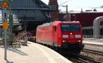 185 050-2 mit Misch-Gz, Hbf Bremen, 30.06.12