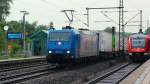 TXL 185 513-9 rumpelt hier mit dem DGS 40561 durch Schleswig. 13.07.12