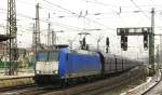 185-CL 001 fuhr am 8.12.12 mit einem Gz durch den Bremer Hbf.