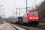 TXL 185 404-1 mit DGS 45699 in Schleswig, 14.04.2013