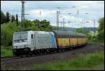 br-6185-traxx-f140-ac1-ac2/270512/185-691-railpoolpct-mit-ars-altmann 185 691 Railpool/PCT mit ARS Altmann Autozug am 30.05.13 in Gtzenhof