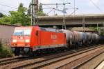185 252-4 mit ler HH-Harburg 06.08.2013