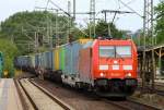 185 404-1 TXL/DBS mit dem DGS 45699 aufgenommen in Schleswig. 01.09.2013