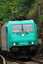 185 576-6 gegenber Kaub 13.09.2013