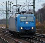 AlphaTrains/VPS 185 516-9 rollt Solo durch HH-Harburg. 30.11.2013