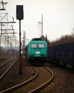 HLG 6185 634-3 steht in Jübek abgestellt. 16.12.2013