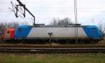 ITL 6185 522-0 und dahinter die im Moment für RBH fahrende 0185 334-7 der RSC, Padborg, 06.02.2014