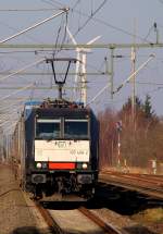 TXL/MRCE 6185 408-2 mit DGS 45699, Jübek, 09.03.2014