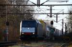 TXL/MRCE 6185 408-2 mit DGS 45698 Einfahrt Padborg 08.03.2014