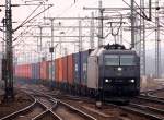 MRCE/mgw 6185 545-1 mit Containerzug, HH-Harburg, 31.03.2014