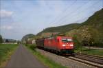 br-6185-traxx-f140-ac1-ac2/335228/185-301-mit-gemischtem-gueterzug-am 185 301 mit gemischtem Güterzug am 10.04.14 in Leutesdorf