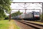 MRCE/TXL 6185 408-2 hat mit einem KLV Einfahrt in Padborg. 31.05.2014