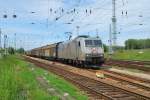 Auch mit mchtig Versptung war der der DGS 48804 nach Trevisio Centrale am 21.06.2009 unterwegs,diemal allerdings mit TXL-Lok 185 537.