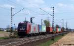 185 534-5 der OHE durchfuhr am 24.4.10 das rtchen Ochtmissen gen Hamburg.