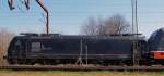 Leider leicht verdeckt durch die Hectorrail 241.005 steht die MRCE 185 553-5 im Abstellbereich fr Loks ohne ATC(dnisches Zugsicherungssystem). Padborg 25.4.10