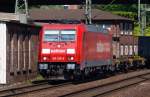 Auch die 185 235-9 die hier mit ihrer zweiten Fuhre unterwegs ist sollte uns noch einige Male mehr begegnen. HH 15.7.10