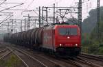 HGK's 185 603-8 mit einem ler in HH-Harburg.