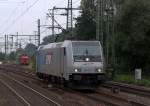 Railpool/EVB 185 673-1 auf dem Weg zur Arbeit.....HH 2.10.10
